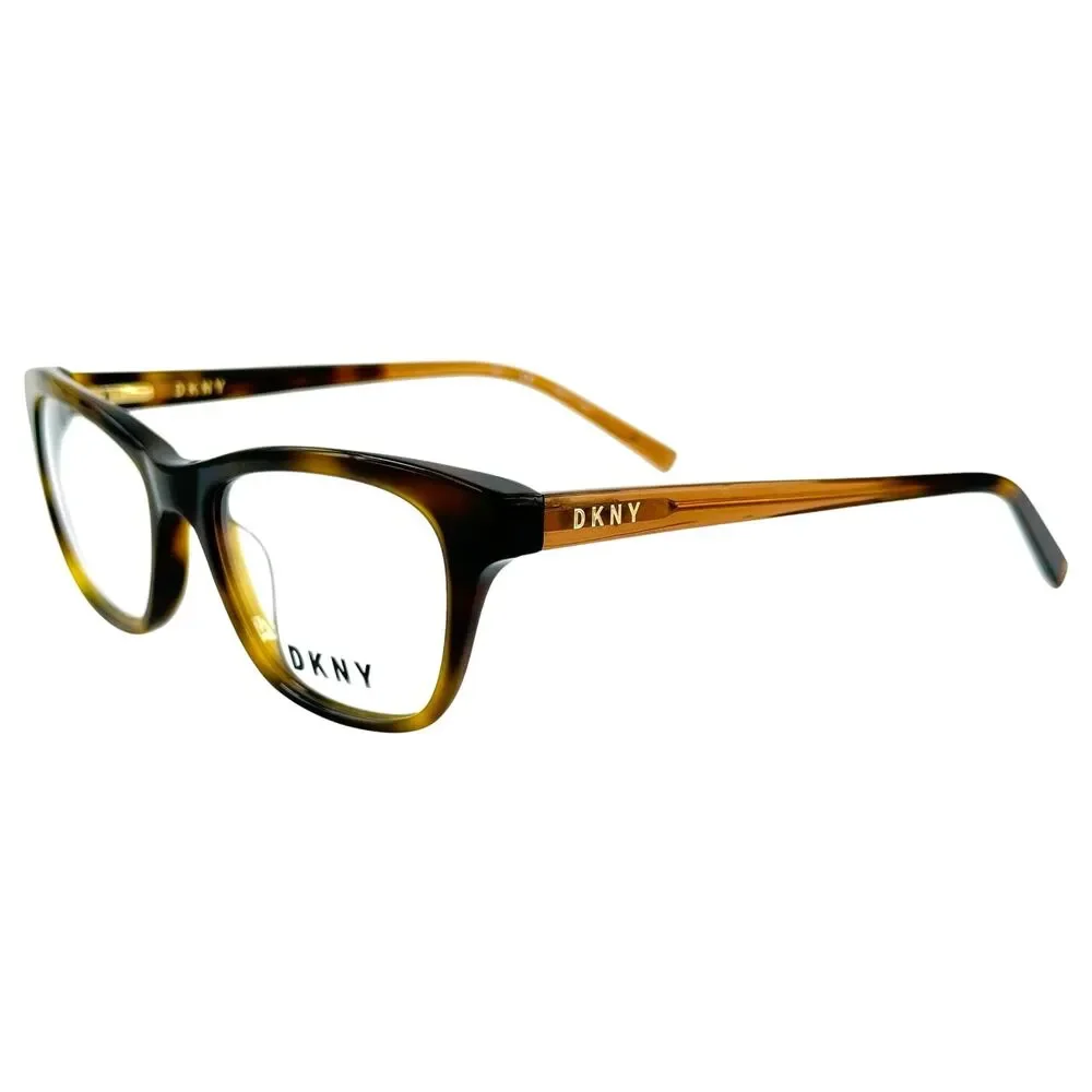 DKNY DK5001 Womens Plastic Eyeglass Frame 240 Soft Tortoise 51-17 Spring Hinges